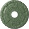 Ekena Millwork Kendall Train Station Medallion (Canopies up to 3 7/8"), 18 1/2"OD x 3 7/8"ID x 1"P, Athenian Green CM18KDAGF - alternate 1